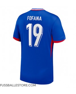 Günstige Frankreich Youssouf Fofana #19 Heimtrikot EM 2024 Kurzarm